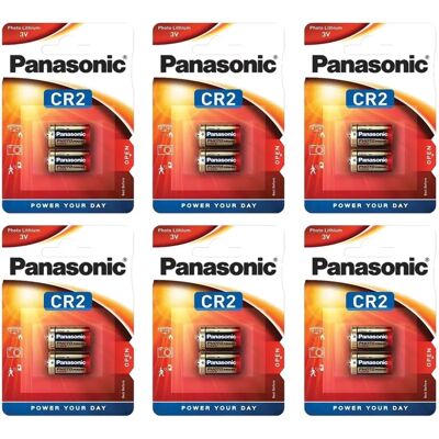 Panasonic CR2 Lithium Batterie - 3V - 2er Pack Panasonic CR2 Lithium Batterie - 3V - 2er Pack
