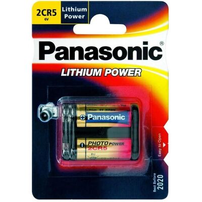 Panasonic 2CR-5L litiumbatteri - Batteri Panasonic 2CR-5L litiumbatteri - Batteri