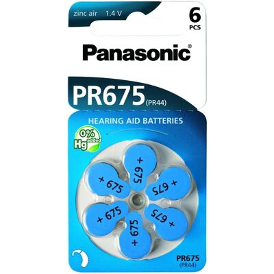 Baterie Zink Air Panasonic PR 675H - Baterie Baterie Zink Air Panasonic PR 675H - Baterie