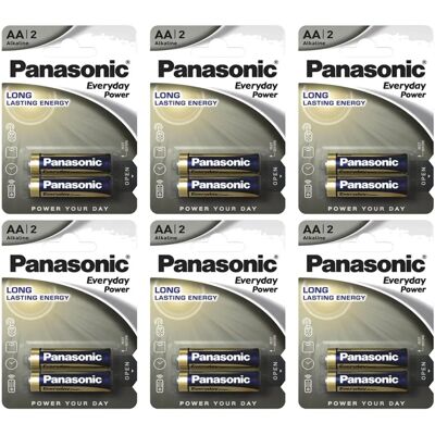 Piles Alcalines Panasonic LR6EPS/2B - Piles - Publicité Piles Alcalines Panasonic LR6EPS/2B - Piles - Publicité