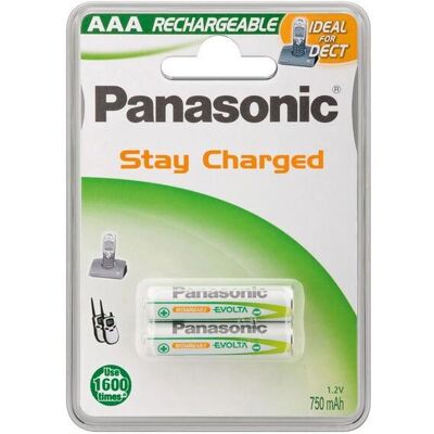 Panasonic 1678 R2U P03 AAA 750mAh Batterij - Batterij Panasonic 1678 R2U P03 AAA 750mAh Batterij - Batterij