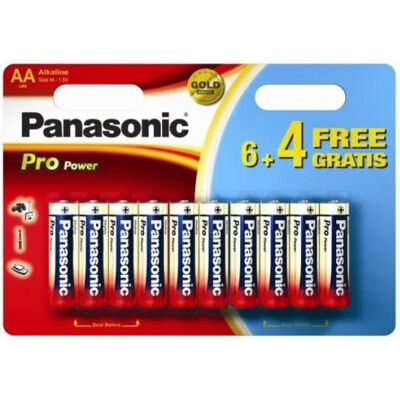 Piles AA Panasonic Pro Power - 10 + 4 unités Piles AA Panasonic Pro Power - 10 + 4 unités