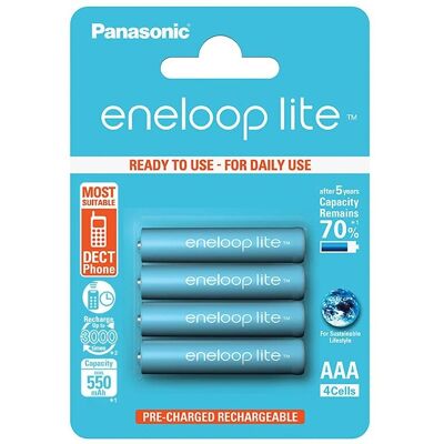 Bateria reîncărcabilă Panasonic Eneloop Lite 1.2V AAA 550mAh Bateria reîncărcabilă Panasonic Eneloop Lite 1.2V AAA 550mAh