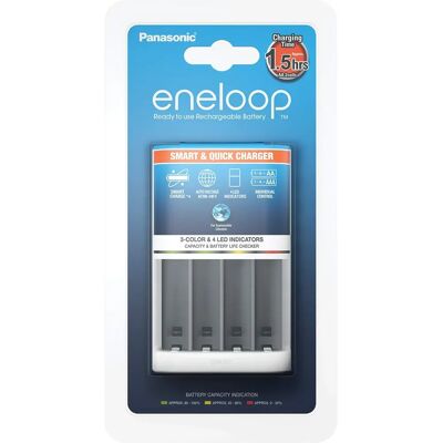 Panasonic Eneloop Smart Schnellladegerät BQ-CC55E Panasonic Eneloop Smart Schnellladegerät BQ-CC55E