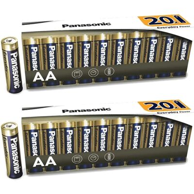 Panasonic LR6 Argent AA Pack - Piles Panasonic LR6 Argent AA Pack - Piles