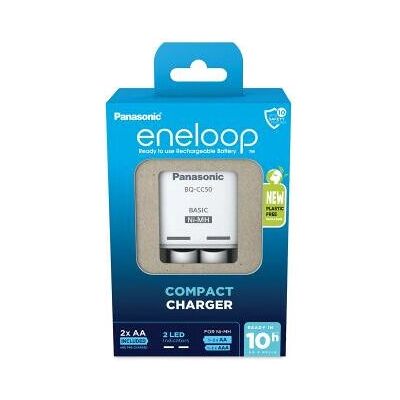 Panasonic eneloop BQ-CC50 + 2x AA - Mignon Panasonic eneloop BQ-CC50 + 2x AA - Mignon