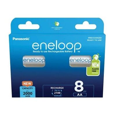 Baterie reîncărcabile AA Panasonic Eneloop - 2000mAh - Pachet de 8 Baterie reîncărcabile AA Panasonic Eneloop - 2000mAh - Pachet de 8