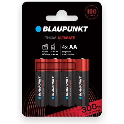 Blaupunkt Ultimate Lithium 4x LR6 - Batterier Blaupunkt Ultimate Lithium 4x LR6 - Batterier