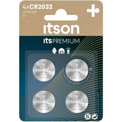Pile au lithium Itson CR2032 - Batterie - Publicité Pile au lithium Itson CR2032 - Batterie - Publicité