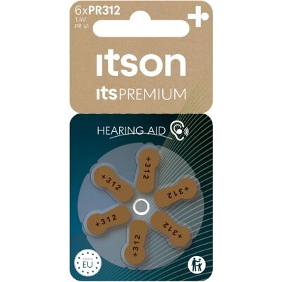 Itson Zinc-Air 6x PR312 Piles pour Appareils Auditifs - Batteries & Accus - Publicité Itson Zinc-Air 6x PR312 Piles pour Appareils Auditifs - Batteries & Accus - Publicité