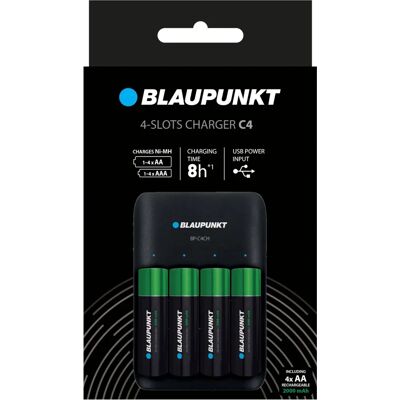 Blaupunkt C4 Akku Ladegerät - Schnelles Laden Blaupunkt C4 Akku Ladegerät - Schnelles Laden