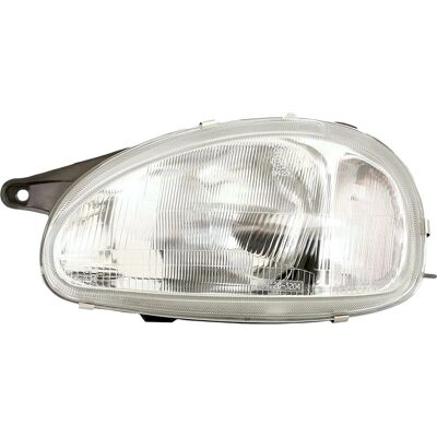 Reflektor Opel Corsa B Van Wezel - H4, Lewy, Regulowany Reflektor Opel Corsa B Van Wezel - H4, Lewy, Regulowany