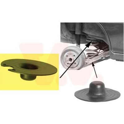 Van Wezel Hinterachsfedersupport Opel Astra F 1991-1998 Van Wezel Hinterachsfedersupport Opel Astra F 1991-1998