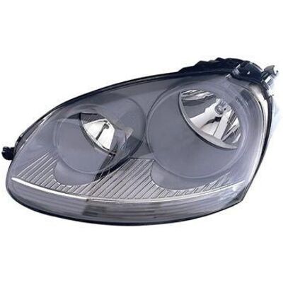 VAN WEZEL Farul Stâng pentru Volkswagen Golf 5 - H7/H7, Gri, Lentilă Transparentă VAN WEZEL Farul Stâng pentru Volkswagen Golf 5 - H7/H7, Gri, Lentilă Transparentă