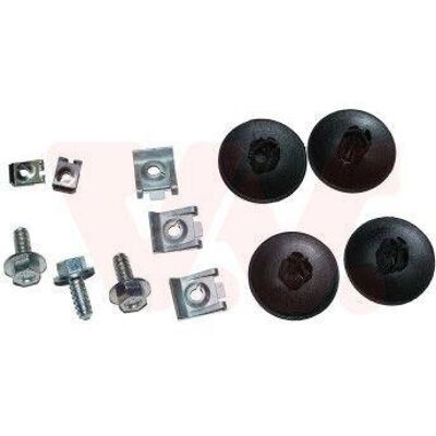 VAN WEZEL Asennussarja, vasen etulokasuoja Renault Twingo - Fender Mounting Kit VAN WEZEL Asennussarja, vasen etulokasuoja Renault Twingo - Fender Mounting Kit