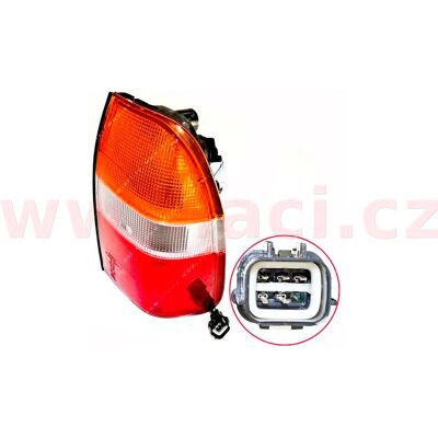 Van Wezel Mitsubishi L200 Fanale posteriore destro - Luce posteriore Van Wezel Mitsubishi L200 Fanale posteriore destro - Luce posteriore