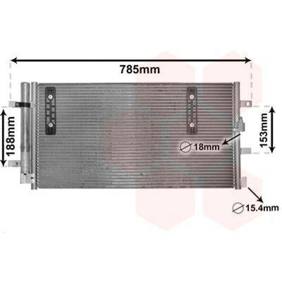 VAN WEZEL 03005297 Condenseur de climatisation en aluminium - Audi Q5, A4 B8, A5 B8 Coupé - Pièce auto VAN WEZEL 03005297 Condenseur de climatisation en aluminium - Audi Q5, A4 B8, A5 B8 Coupé - Pièce auto