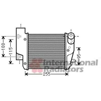 VAN WEZEL LLK 205 - 200 - 64 Mm für Audi A6 - Ladeluftkühler VAN WEZEL LLK 205 - 200 - 64 Mm für Audi A6 - Ladeluftkühler