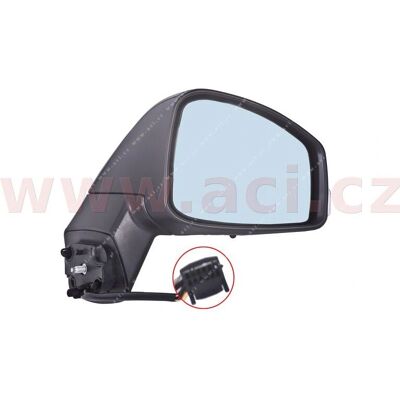 VAN WEZEL Model 4380828 Heated Electric Door Mirror - Door Mirror VAN WEZEL Model 4380828 Heated Electric Door Mirror - Door Mirror