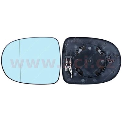 Van Wezel Model 4333837 Heated Left Aspherical Mirror Glass - Mirror Glass Van Wezel Model 4333837 Heated Left Aspherical Mirror Glass - Mirror Glass