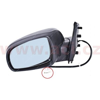 Oglindă exterioară auto Van Wezel 3338807 - Convex, Cu grund, Stânga Oglindă exterioară auto Van Wezel 3338807 - Convex, Cu grund, Stânga