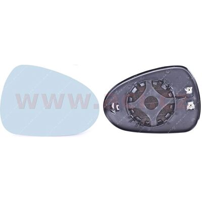 Van Wezel Seat Leon Lämmitettävä Kupera Oikea Peililasi Van Wezel Seat Leon Lämmitettävä Kupera Oikea Peililasi