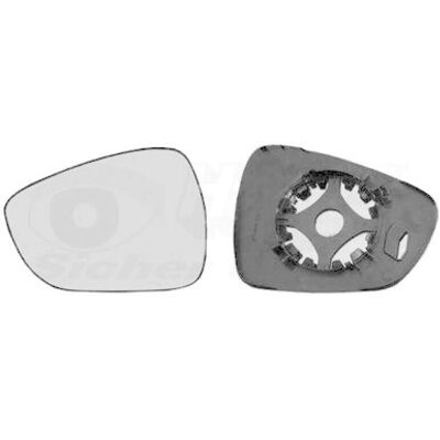 Hagus Linker Convex Spieg glas Onverwarmd Chroom - Zijspiegelglas Hagus Linker Convex Spieg glas Onverwarmd Chroom - Zijspiegelglas