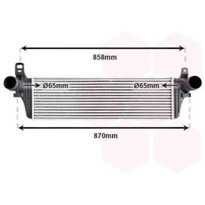 VAN WEZEL Μοντέλο 58004313 Intercooler - Αέρας, Νερό, VW Multivan/Transporter 5 VAN WEZEL Μοντέλο 58004313 Intercooler - Αέρας, Νερό, VW Multivan/Transporter 5