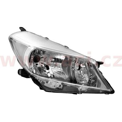 VAN WEZEL Far Toyota Yaris - Crom, H4, Dreapta, 2010-2014 VAN WEZEL Far Toyota Yaris - Crom, H4, Dreapta, 2010-2014