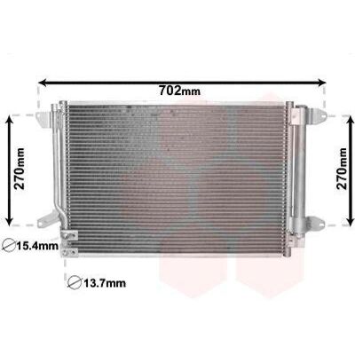 VAN WEZEL 58005330 Αλουμινένιος συμπυκνωτής κλιματισμού VAN WEZEL 58005330 Αλουμινένιος συμπυκνωτής κλιματισμού