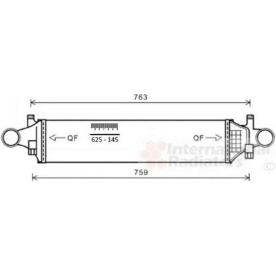 VAN WEZEL 30004658 Intercooler - Luftkjøler for Mercedes-Benz: A, B, GLA VAN WEZEL 30004658 Intercooler - Luftkjøler for Mercedes-Benz: A, B, GLA