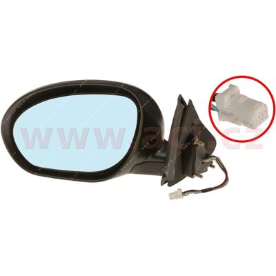 VAN WEZEL 3380817 Oglindă completă stângă - oglinda de ușă VAN WEZEL 3380817 Oglindă completă stângă - oglinda de ușă