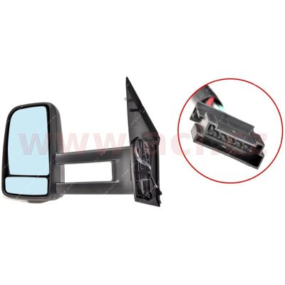 VAN WEZEL Rétroviseur électrique chauffant gauche - Miroir de porte VAN WEZEL Rétroviseur électrique chauffant gauche - Miroir de porte