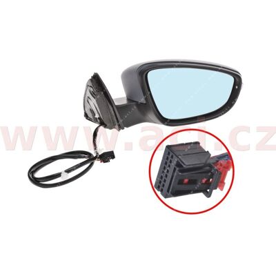 Van Wezel Modell 5740818 Konvex beheizt elektrischer Klappspiegel Van Wezel Modell 5740818 Konvex beheizt elektrischer Klappspiegel