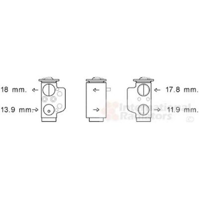 VAN WEZEL Transporter T5 Multivan 5 Utvidelsesventil - Utvidelsesventil VAN WEZEL Transporter T5 Multivan 5 Utvidelsesventil - Utvidelsesventil