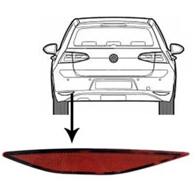 VAN WEZEL VW Golf 7 Element Reflecționare - Element Reflecționare VAN WEZEL VW Golf 7 Element Reflecționare - Element Reflecționare
