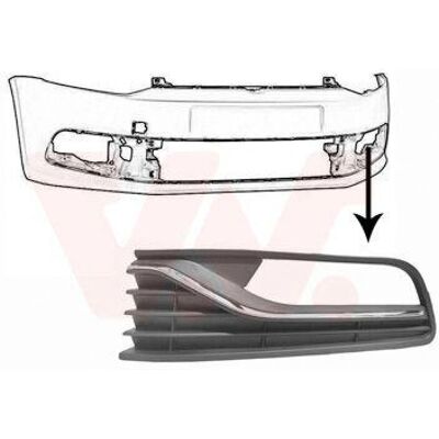 VAN WEZEL VW Polo Vorderer linker Stoßfängergitter - Belüftungsgitter VAN WEZEL VW Polo Vorderer linker Stoßfängergitter - Belüftungsgitter
