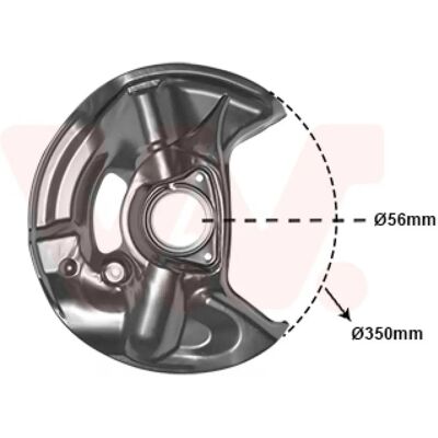 VAN WEZEL Spritzblech 3029372 - Schutzblech für Bremsscheibe, Rechts vorne VAN WEZEL Spritzblech 3029372 - Schutzblech für Bremsscheibe, Rechts vorne