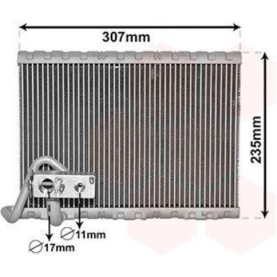 VAN WEZEL 4000V401 Εξατμιστήρας - Peugeot 3008/5008 - εξατμιστήρας VAN WEZEL 4000V401 Εξατμιστήρας - Peugeot 3008/5008 - εξατμιστήρας