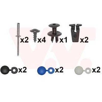 VAN WEZEL Takapuskurin asennussarja - VW Polo V VAN WEZEL Takapuskurin asennussarja - VW Polo V