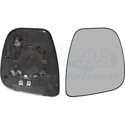 Espelho Direito Van Wezel - Convexo, Aquecido - OEM 0944838 Espelho Direito Van Wezel - Convexo, Aquecido - OEM 0944838
