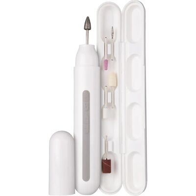 Lanaform Stylo à Ongles - Kit Manucure et Pédicure, Blanc, Rechargeable, 6 Embouts Lanaform Stylo à Ongles - Kit Manucure et Pédicure, Blanc, Rechargeable, 6 Embouts
