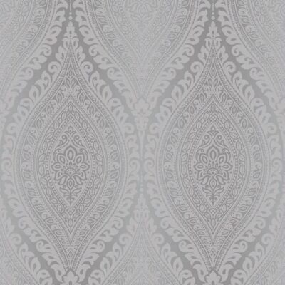 Grandeco Kismet Damask Pattern Wallpaper Metallic Glitter Motif Art Deco Roll - Wallpaper Grandeco Kismet Damask Pattern Wallpaper Metallic Glitter Motif Art Deco Roll - Wallpaper