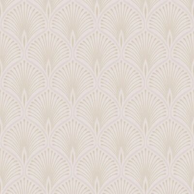 Papier Peint Art Deco GranDeco GV3101 Blanc - Publicité Papier Peint Art Deco GranDeco GV3101 Blanc - Publicité