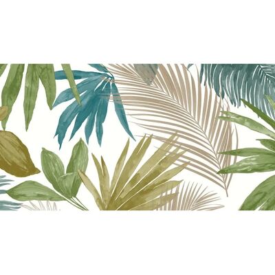 Grandeco Jungle Tropical Feuilles de Palmiers Métalliques - Papier Peint - Publicité Grandeco Jungle Tropical Feuilles de Palmiers Métalliques - Papier Peint - Publicité