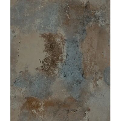 Papel pintado texturizado de concreto industrial rústico marrón y teal de Grandeco Brandenburg - Papel pintado Papel pintado texturizado de concreto industrial rústico marrón y teal de Grandeco Brandenburg - Papel pintado