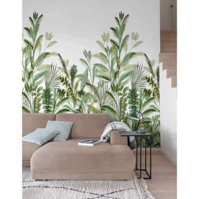 Grandeco - ONE MOTIF II - Groen - Floral - Behang Grandeco - ONE MOTIF II - Groen - Floral - Behang