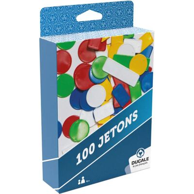 Cartamundi 107115104 Jeu de Société - Style Français, 100 Jetons - Publicité Cartamundi 107115104 Jeu de Société - Style Français, 100 Jetons - Publicité