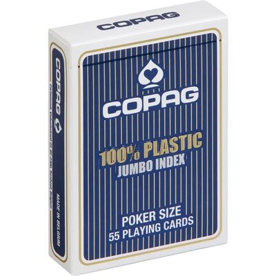 Copag 104001348 jeu de cartes en plastique - Résistant à l'eau - Publicité Copag 104001348 jeu de cartes en plastique - Résistant à l'eau - Publicité