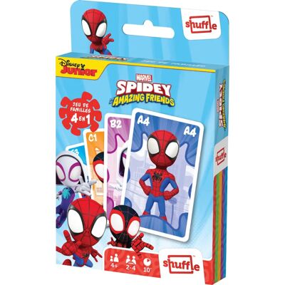 Jeu de fête Shuffle Spidey - jeu de société/cartes - Publicité Jeu de fête Shuffle Spidey - jeu de société/cartes - Publicité